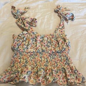 floral tank top